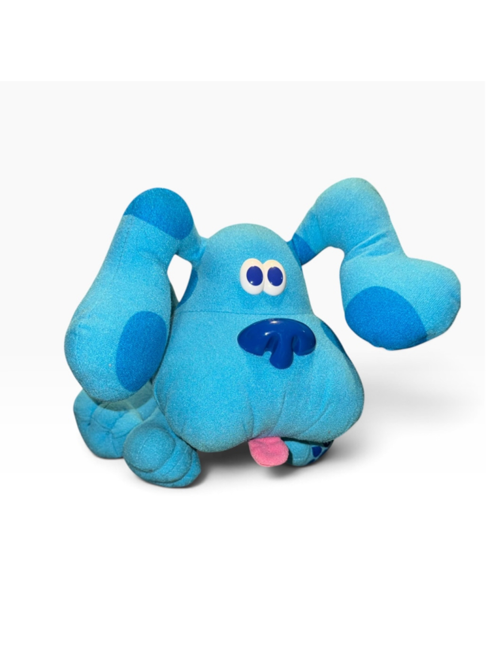 Vintage 1997 Tyco Blue's Clues Stuffed Animal Plush Toy Rare Collectible